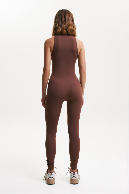 Комбинезон на молнии LABEL .B & TOUSSUN ( коричневый)